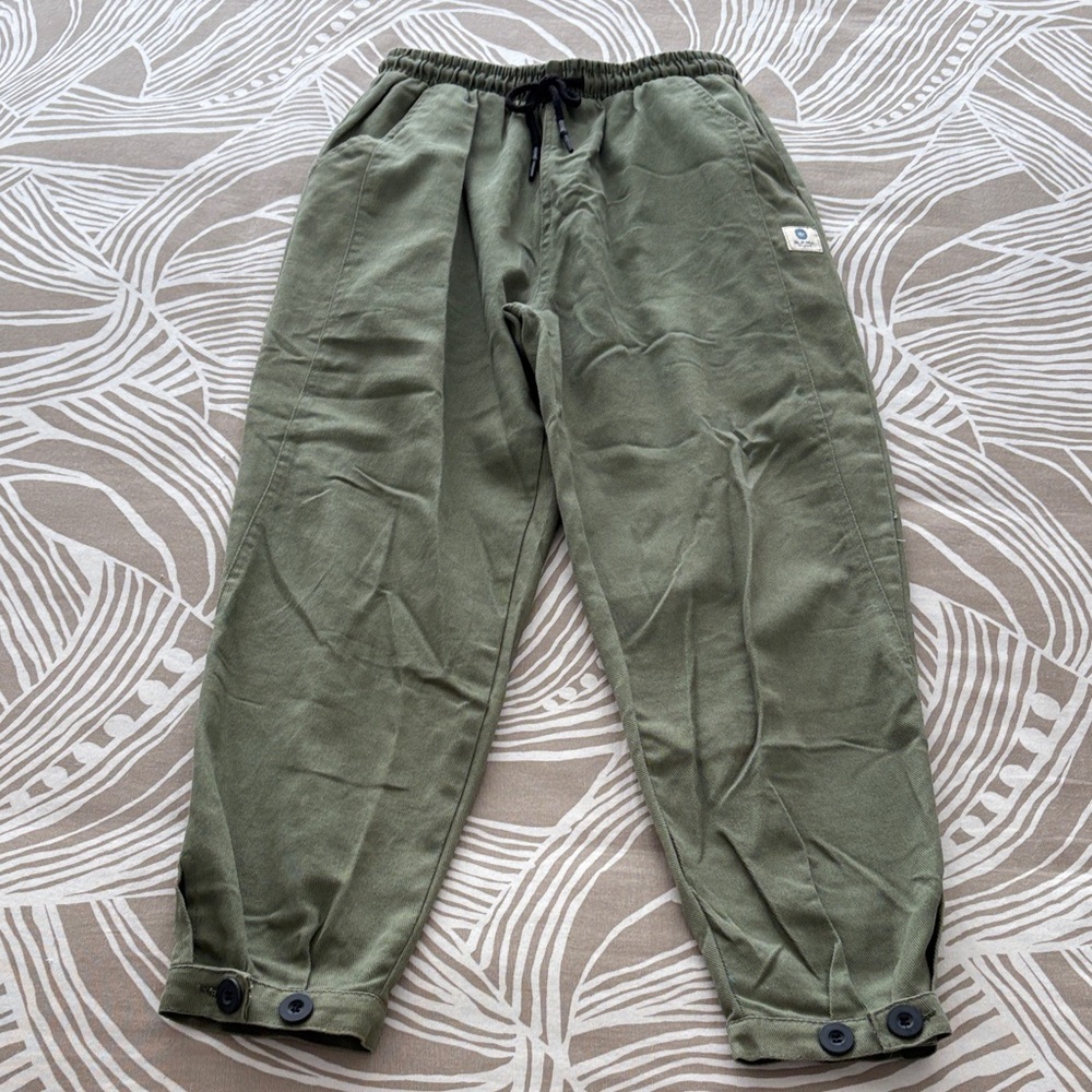 REVERB men’s joggers olive green - Picture 2 of 9
